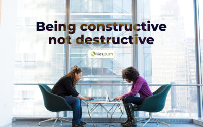 Being constructive not destructive
